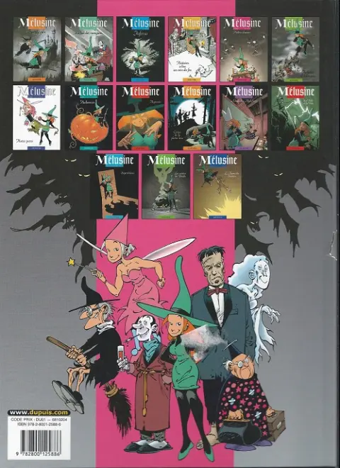 Verso de l'album Mélusine Tome 5 Philtres d'amour