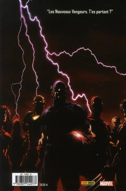 Verso de l'album The New Avengers Tome 1 Chaos