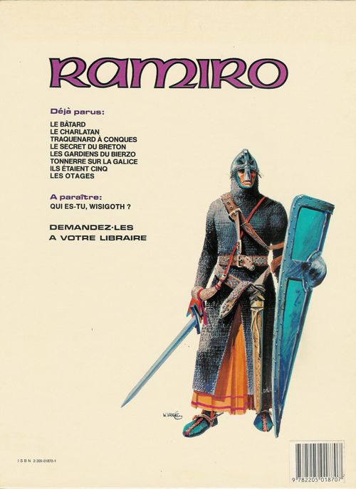 Verso de l'album Ramiro Tome 6 Tonnerre sur la Galice : Mission pour Compostelle 4