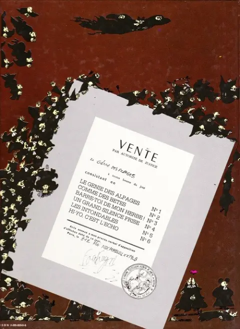 Verso de l'album Tartine de clous
