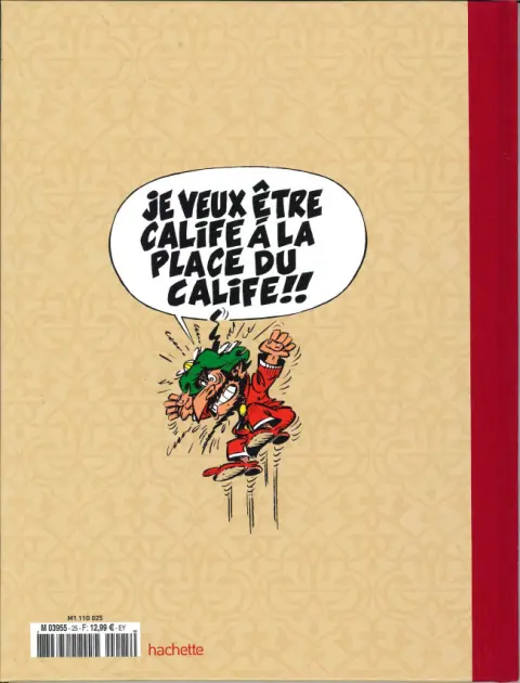 Verso de l'album Iznogoud La Collection - Hachette Tome 25