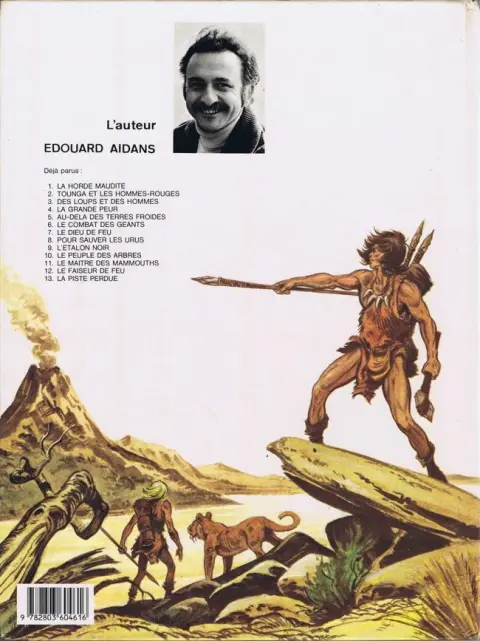 Verso de l'album Tounga Tome 13 La piste perdue