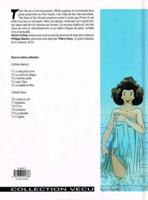 Verso de l'album Le Vent des Dieux Tome 11 Cogotaï