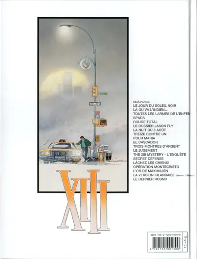 Verso de l'album XIII Tome 19 Le dernier round