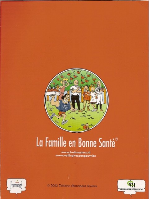 Verso de l'album Bob et Bobette Le Chamois blanc