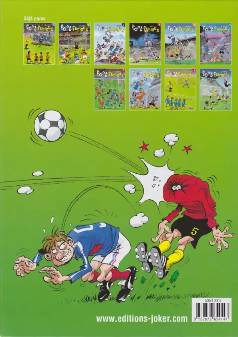 Verso de l'album Les Foot furieux Tome 11