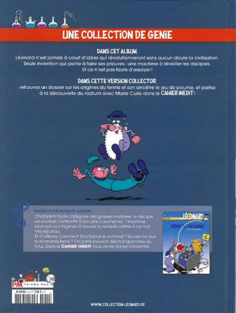 Verso de l'album La Collection Léonard Tome 12 Génie en herbe