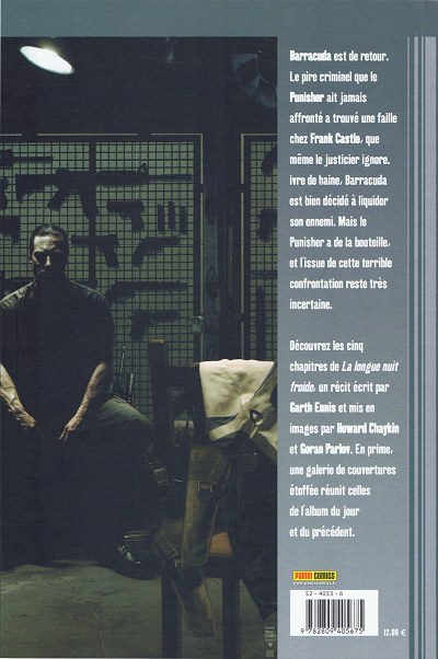 Verso de l'album Punisher Tome 12 La longue nuit froide