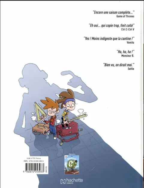 Verso de l'album Bienvenue en ... en 5e Tome 1 Tableau d'horreur