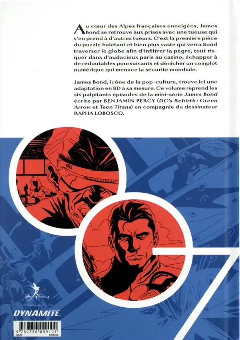 Verso de l'album James Bond Tome 5 Black box