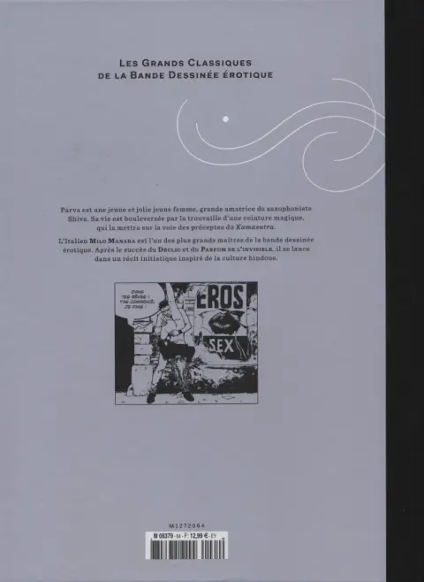 Verso de l'album Les Grands Classiques de la Bande Dessinée Érotique - La Collection Tome 64 Le Kâma Sûtra