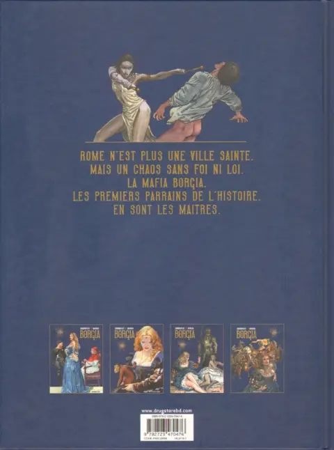 Verso de l'album Borgia Tome IV Tout est Vanité