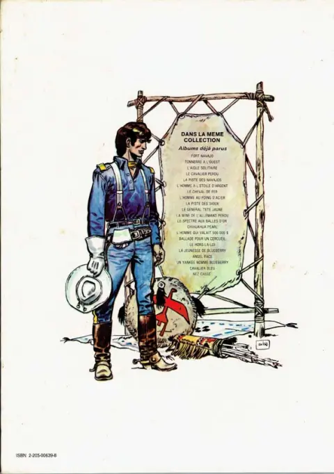 Verso de l'album Blueberry Tome 12 Le spectre aux balles d'or