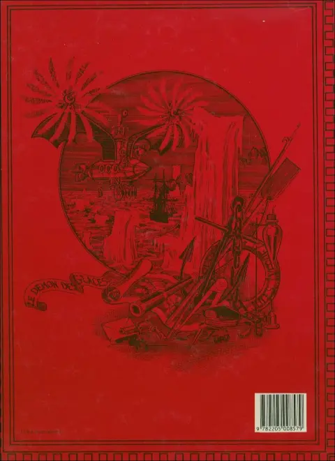 Verso de l'album Le Démon des glaces Tome 1987