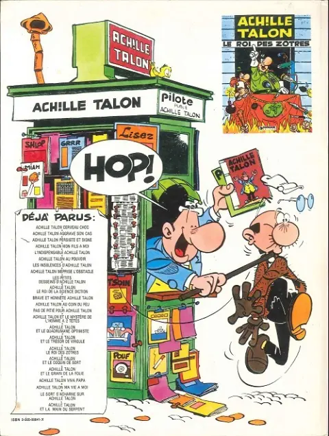 Verso de l'album Achille Talon Tome 7 Les insolences d'achille talon