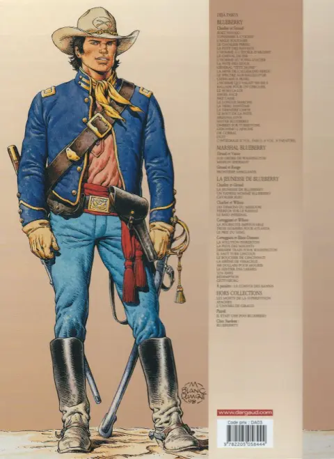Verso de l'album La Jeunesse de Blueberry Tome 17 Le sentier des larmes