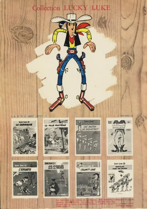 Verso de l'album Lucky Luke Tome 18 À l'ombre des derricks