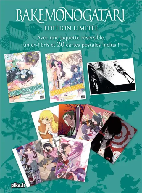 Verso de l'album Bakemonogatari 8