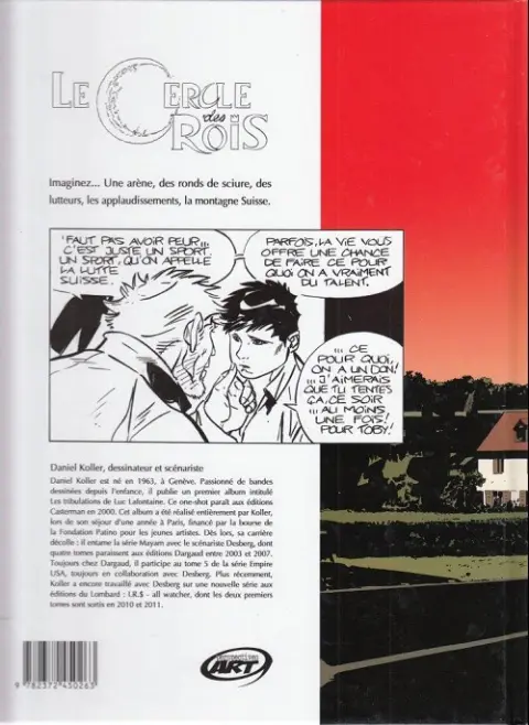 Verso de l'album Le Cercle des Rois
