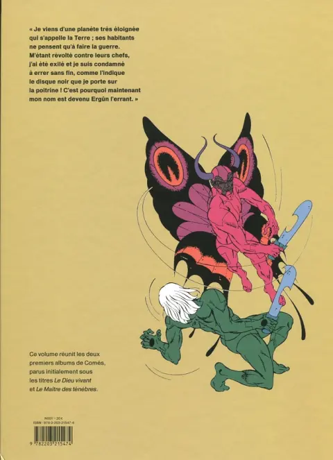 Verso de l'album Ergün l'errant
