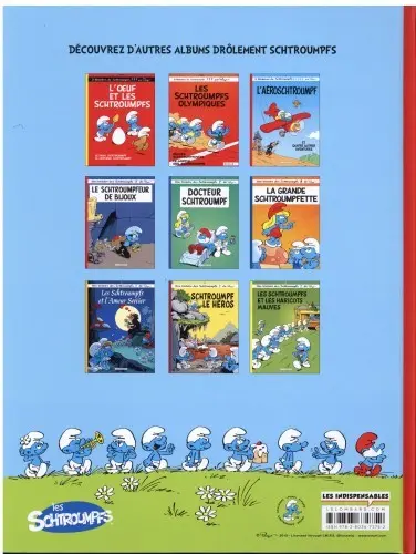 Verso de l'album Les Schtroumpfs Tome 29 Les Schtroumpfs et l'arbre d'or