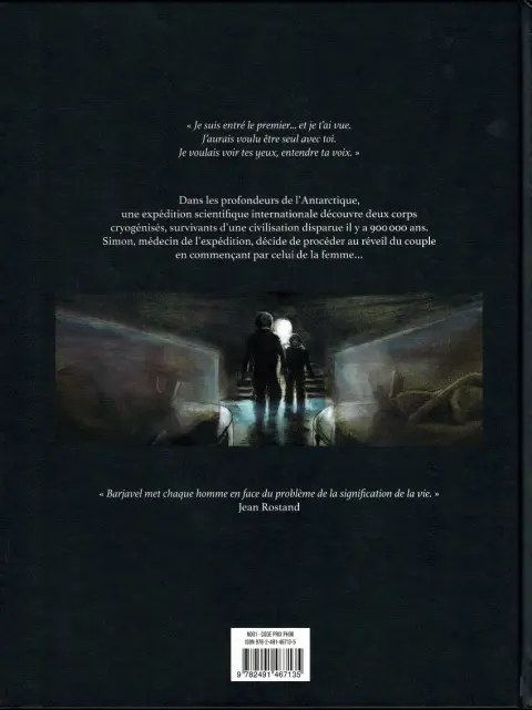 Verso de l'album La nuit des temps