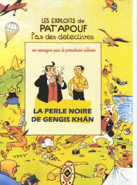 Verso de l'album Pat'Apouf Détective Tome 19 Trésors aux Caraïbes