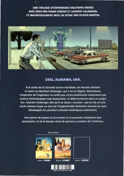 Verso de l'album La guerre invisible 2 Le comité