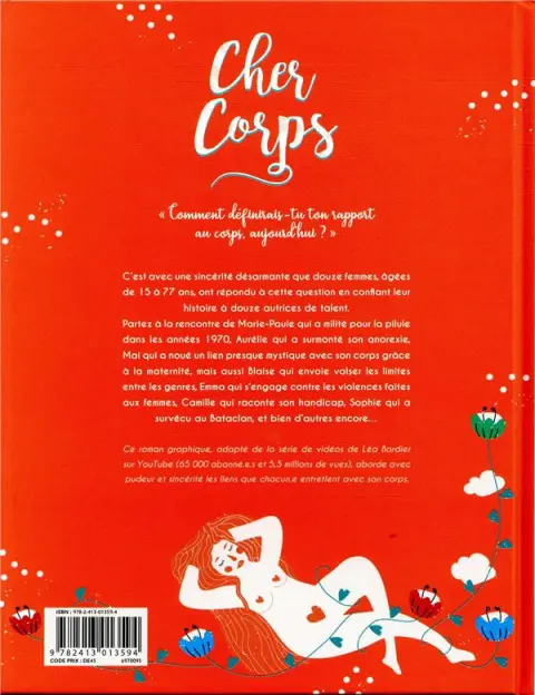 Verso de l'album Cher corps