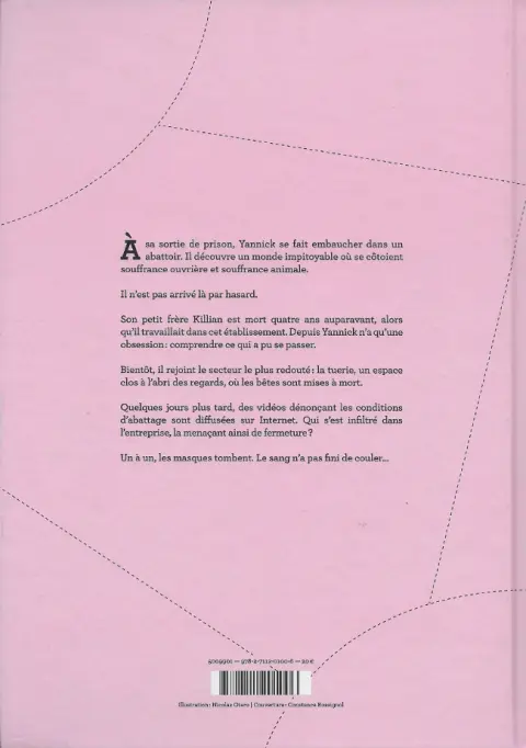 Verso de l'album La tuerie