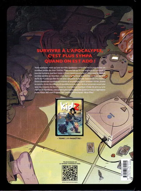 Verso de l'album Kidz Tome 1