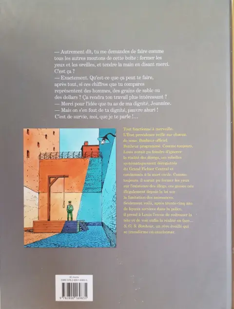 Verso de l'album S.O.S. Bonheur