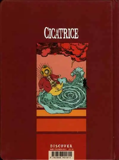 Verso de l'album Cicatrice