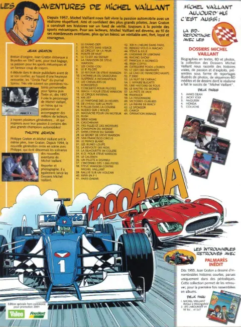 Verso de l'album Michel Vaillant Tome 41 Paris-Dakar !