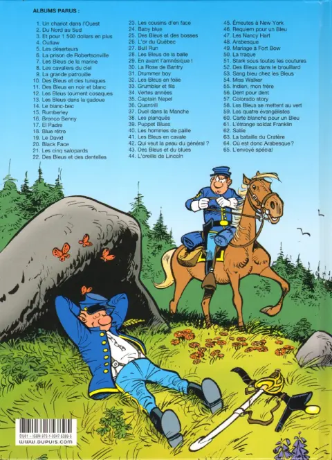 Verso de l'album Les Tuniques Bleues Tome 64 Où est donc Arabesque ?