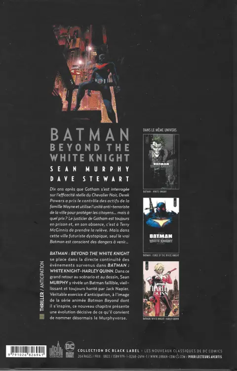 Verso de l'album Batman : White Knight 4 Beyond The White Knight