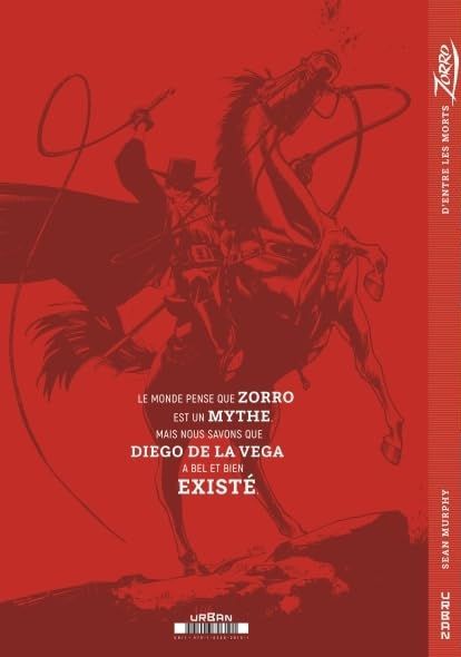 Verso de l'album Zorro D'entre les morts