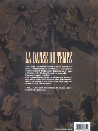 Verso de l'album La Danse du temps Tome 1 Le baiser du serpent