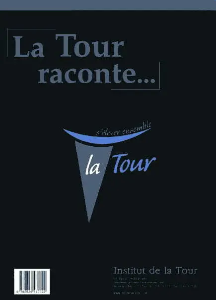 Verso de l'album Des pays et des hommes La Tour raconte...