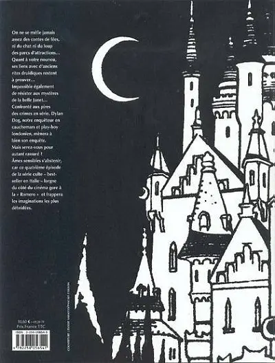 Verso de l'album Dylan Dog Hors-Collection Tome 4 Coup de lune