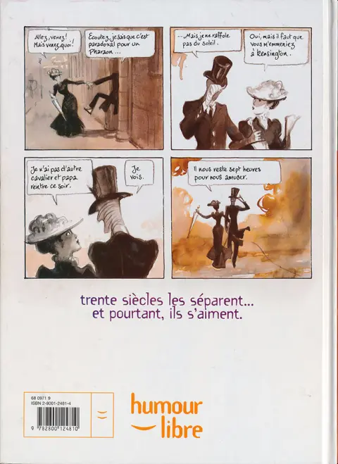 Verso de l'album La Fille du professeur