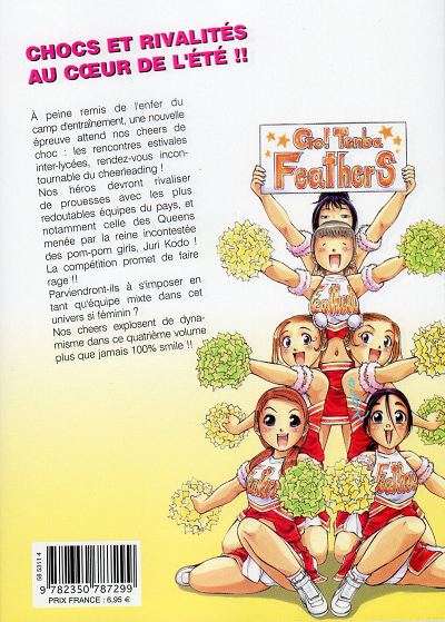Verso de l'album Go ! Tenba Cheerleaders 4