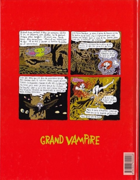 Verso de l'album Grand vampire Tome 4 Quai des brunes