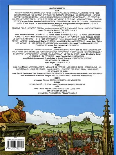 Verso de l'album Les voyages de Jhen Tome 4 Haut-Kœnigsbourg