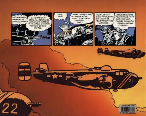 Verso de l'album Johnny Hazard Tome 7 Guerre en Orient (1944-1945)