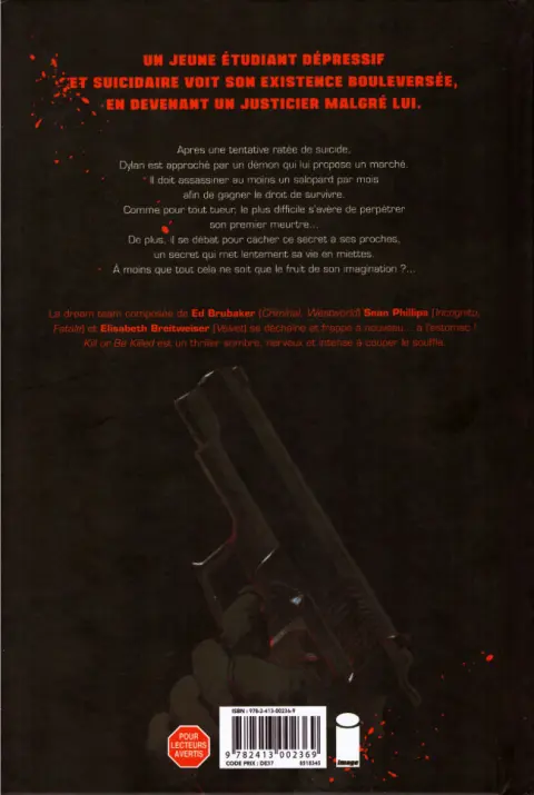Verso de l'album Kill or Be Killed 1