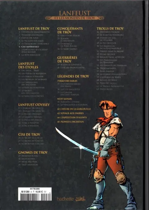Verso de l'album Lanfeust et les mondes de Troy Tome 6 Lanfeust de Troy - Cixi impératrice