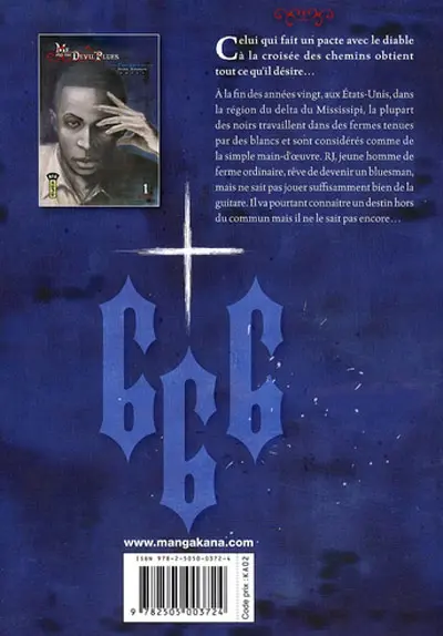 Verso de l'album Me and the Devil Blues 1 Cross road Blues