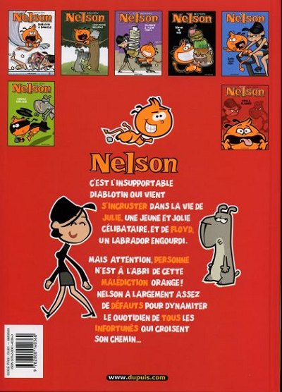 Verso de l'album Nelson Tome 7 Tête à claques