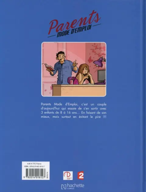 Verso de l'album Parents mode d'emploi Tome 1